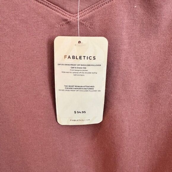 Fabletics Zaylee Cross Front Off Shoulder Pullover - Picture 2 of 2